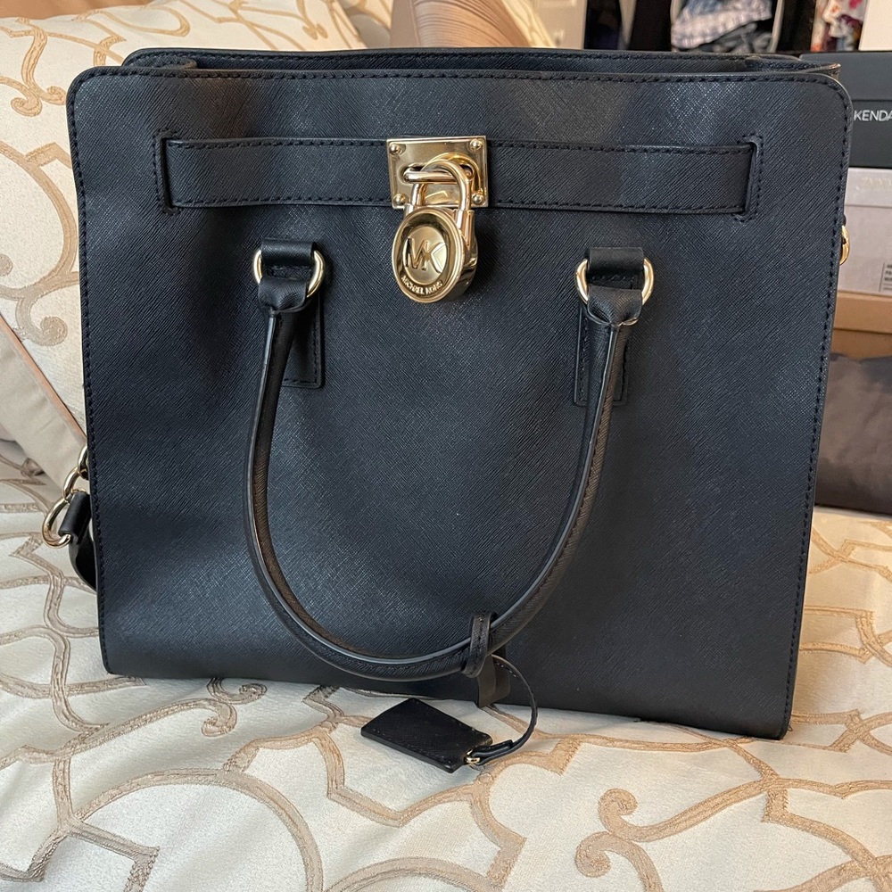 Michael Kors black Hamilton bag